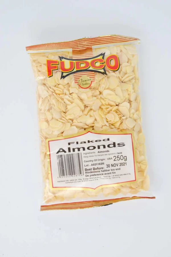 FUDCO FLAKED ALMONDS 250G