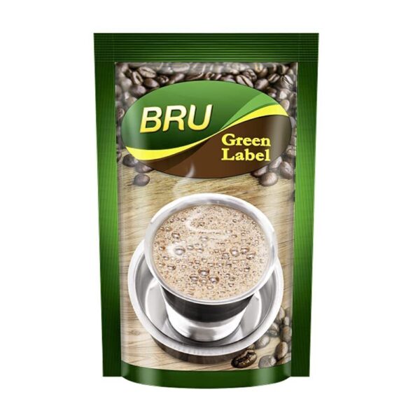 BRU COFFEE FILTER GREEN LABEL 500G