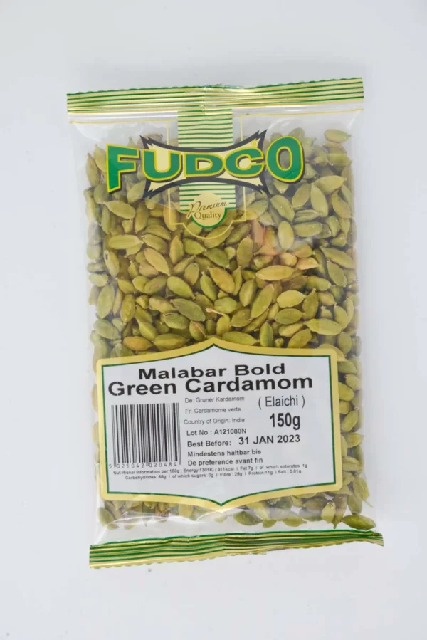 FUDCO MALABAR BOLD GREEN CARDAMOM 150G
