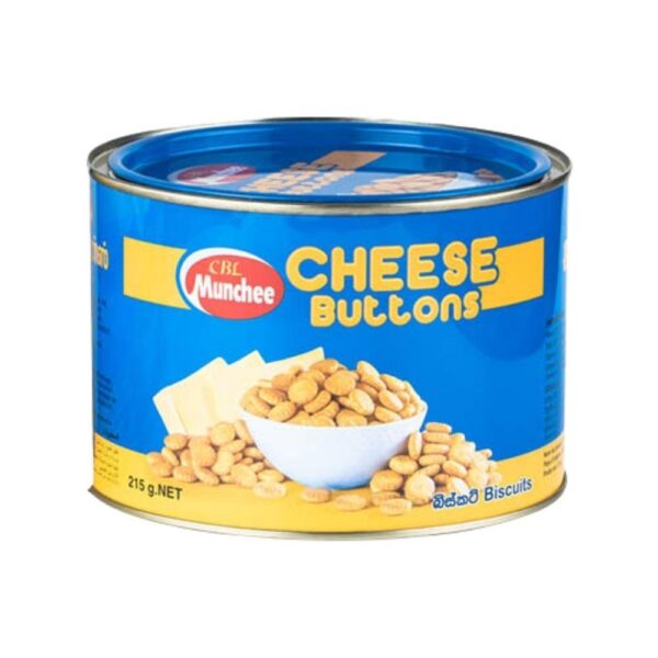 MUNCHEE CHEESE BUTTONS BISCUIT 215G